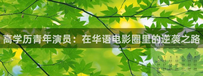 500彩票网游戏有哪些好玩的：高学历青年演员：在华语电影圈里的逆袭之路